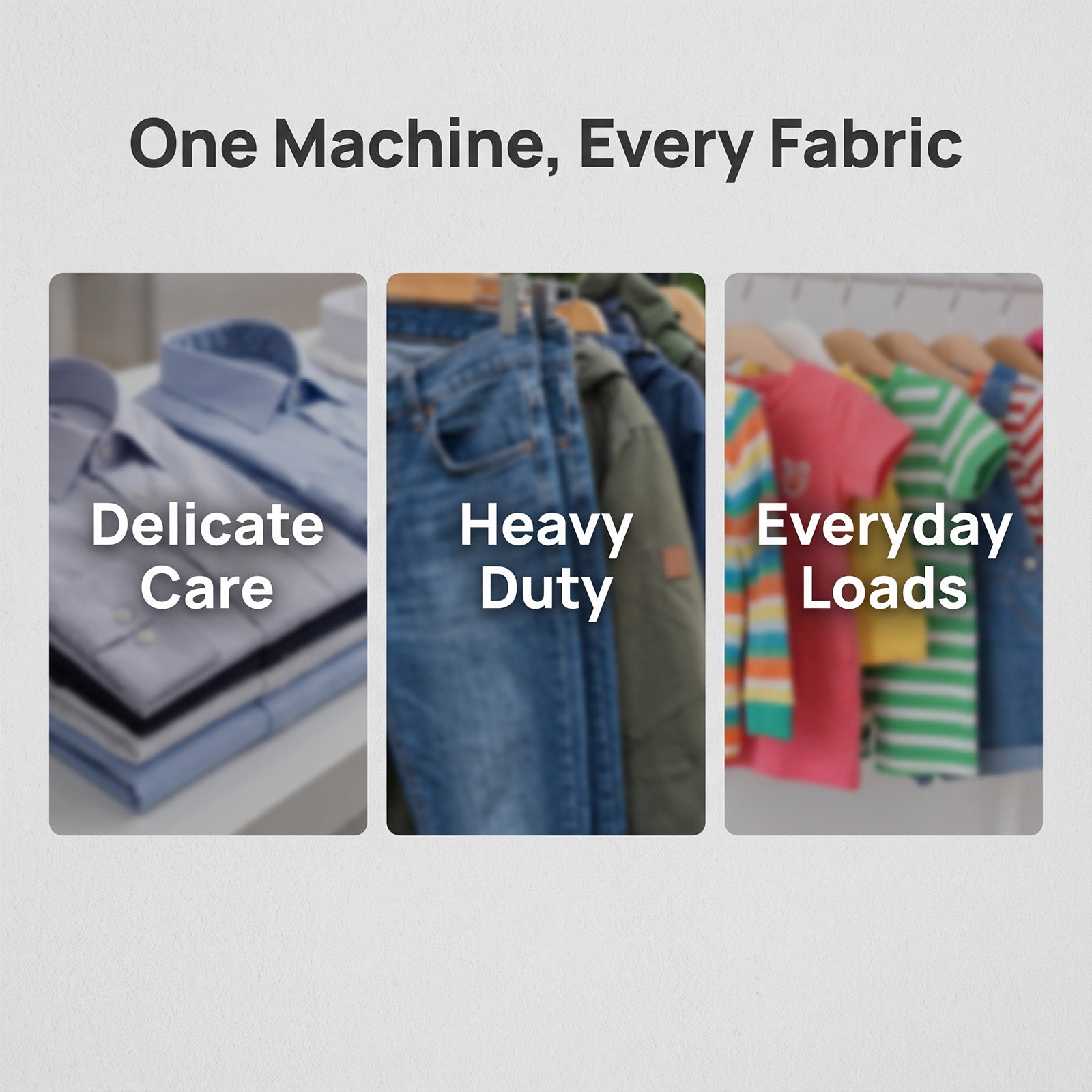 XQB268-2608 washing programs for delicate heavy-duty and everyday loads