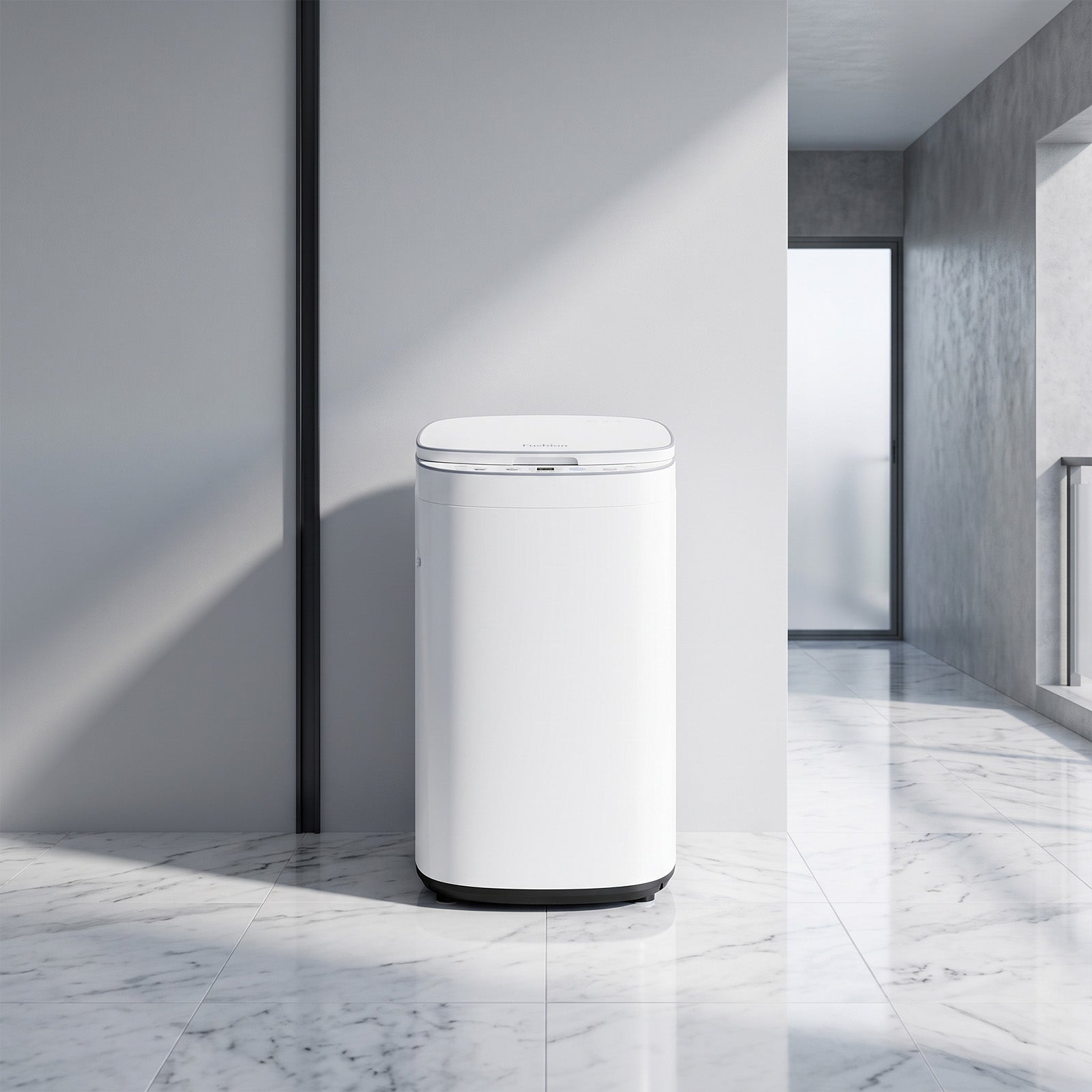 XQB45-668L compact washing machine lifestyle view